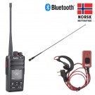 Hunter F67 140/155MHz Bluetooth jaktradiopakke med skogsantenne og mini hodesett thumbnail