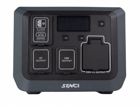 SENCI Lithium LPS 268Wh Power Station med 600W (1200W) sinus inverter