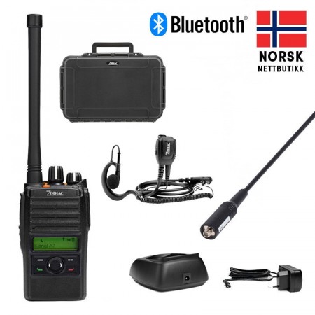 JAKTRADIO ZODIAC EXTREME DIGITAL BT JAKTRADIOPAKKE ANALOG & DMR med koffert